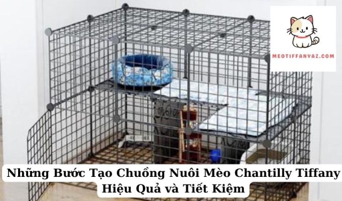 Những Bước Tạo Chuồng Nuôi Mèo Chantilly Tiffany Hiệu Quả và Tiết Kiệm